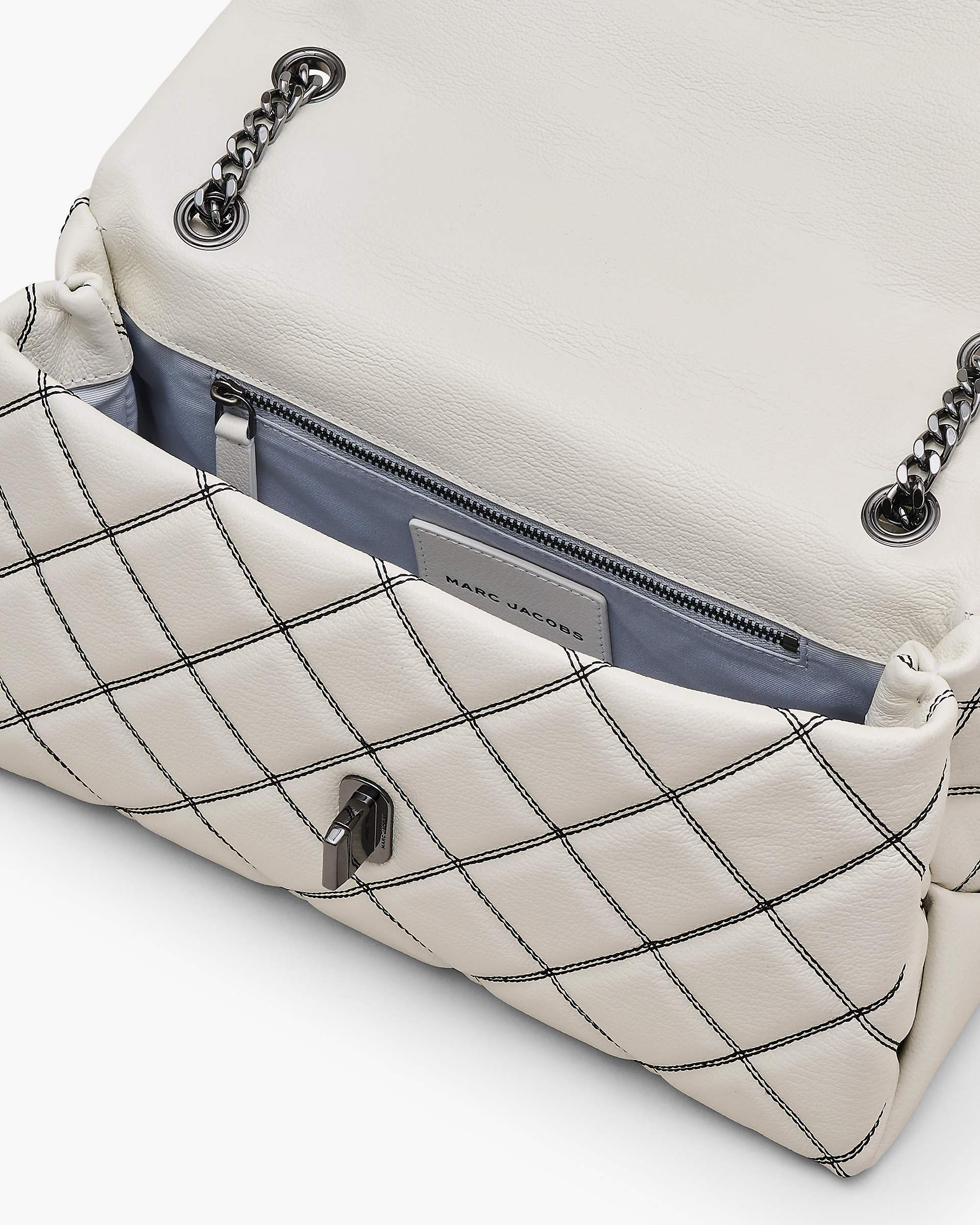 THE BI-COLOR QUILTED DUAL CONVERTIBLE SHOULDER BAG - 4