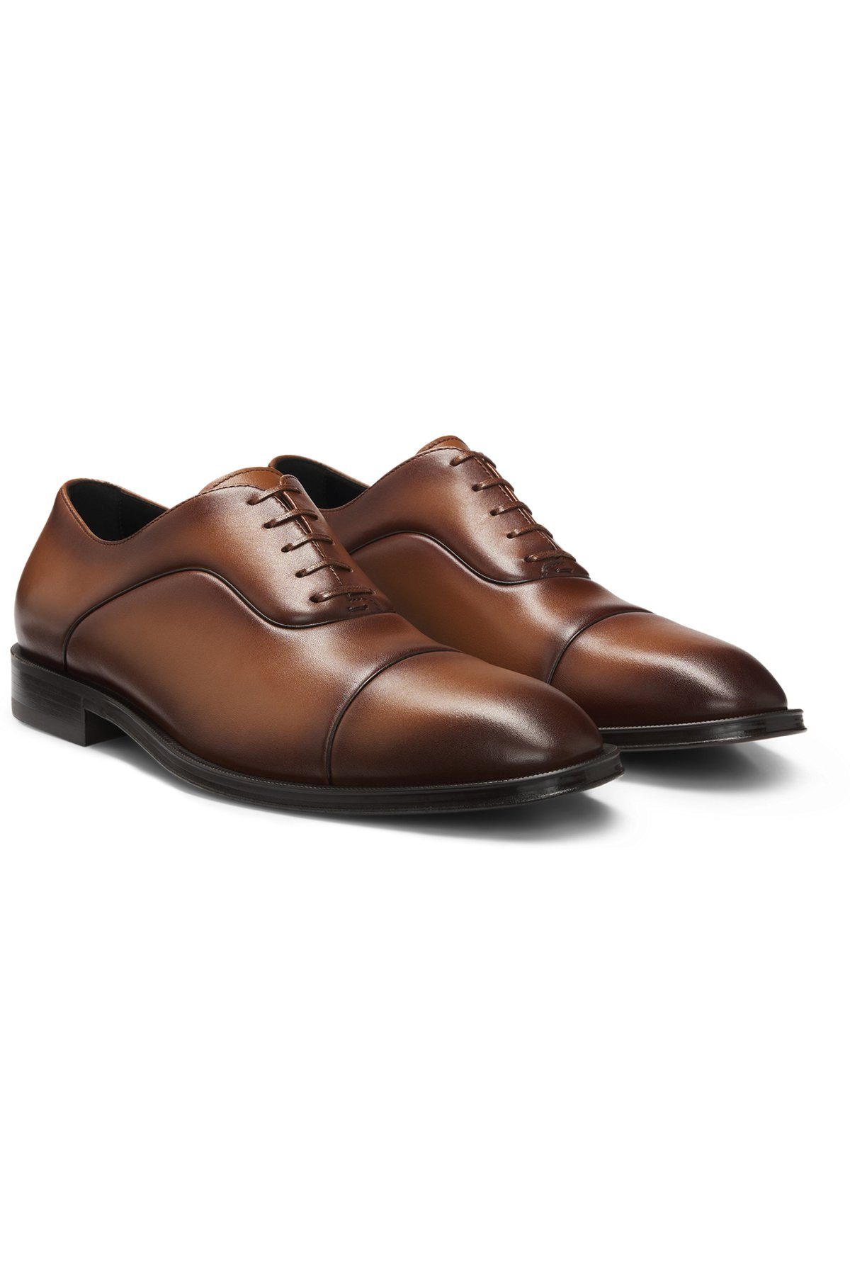 CAPTOE OXFORD SHOES IN SMOOTH LEATHER - 2