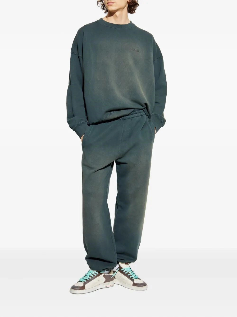 Golden Goose Men `Journey` Crew-Neck Sweatshirt With Embroidery - 2