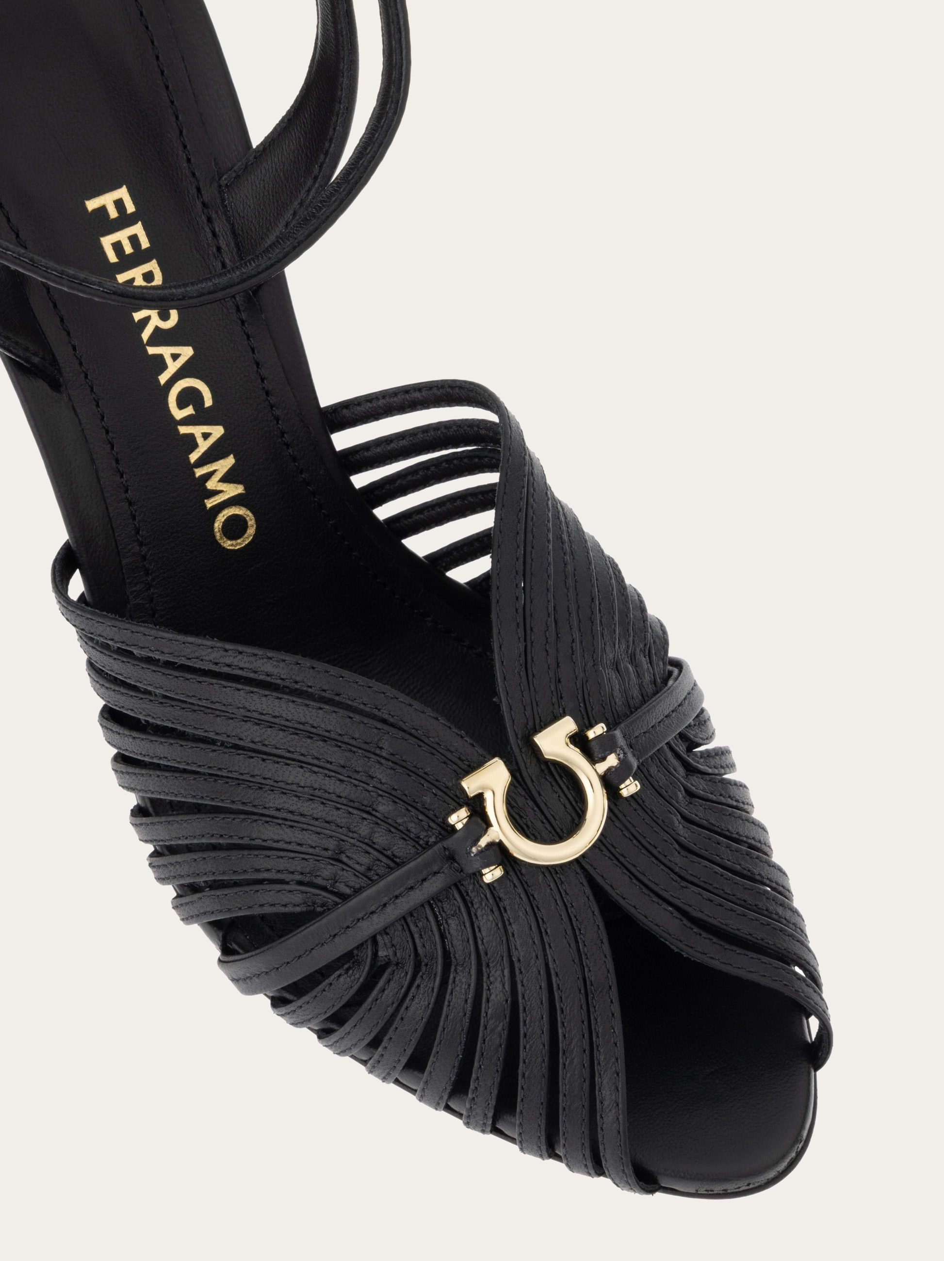 Sandal with Gancini element - 5