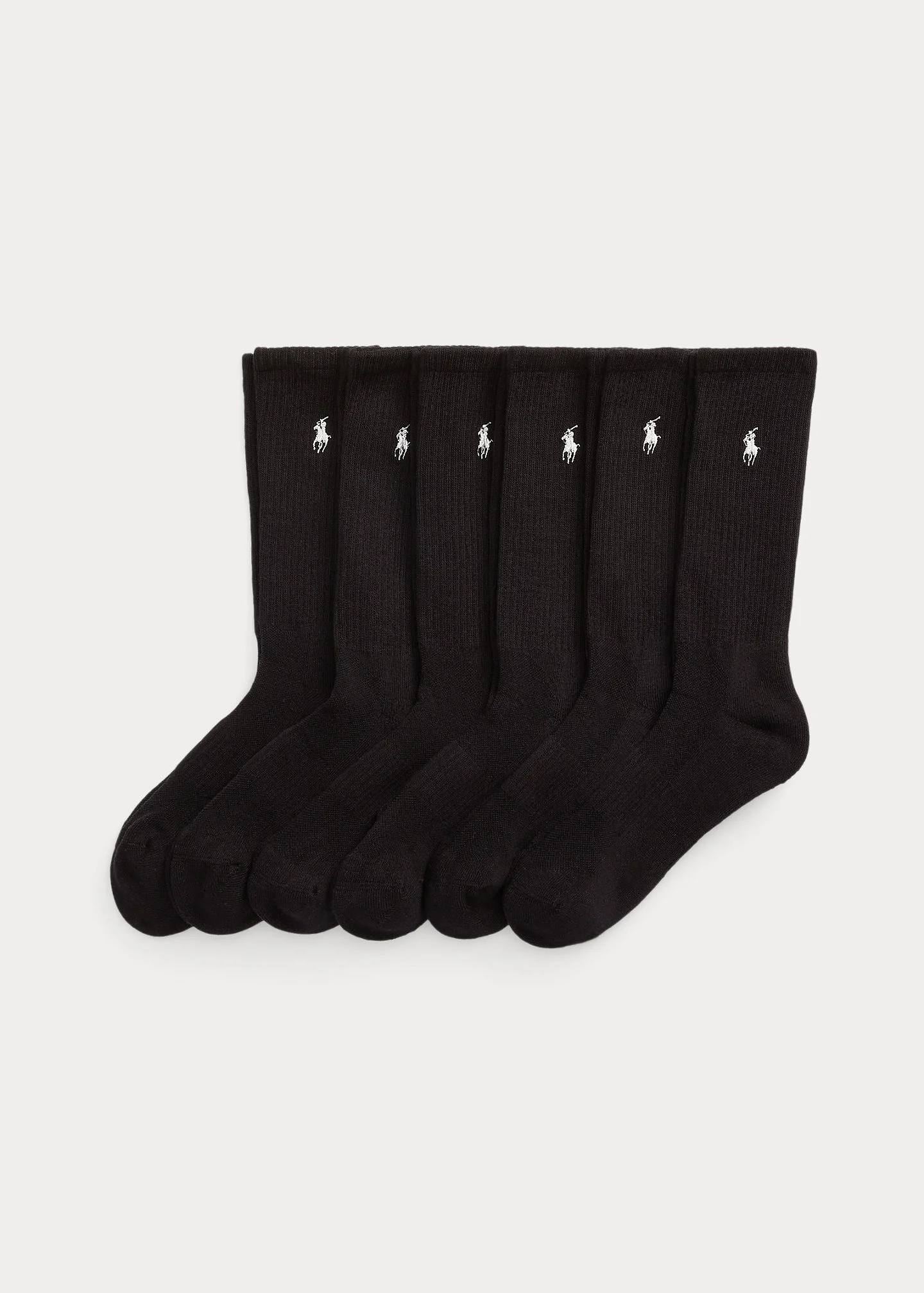 Cotton-Blend Crew Sock 6-Pack - 1
