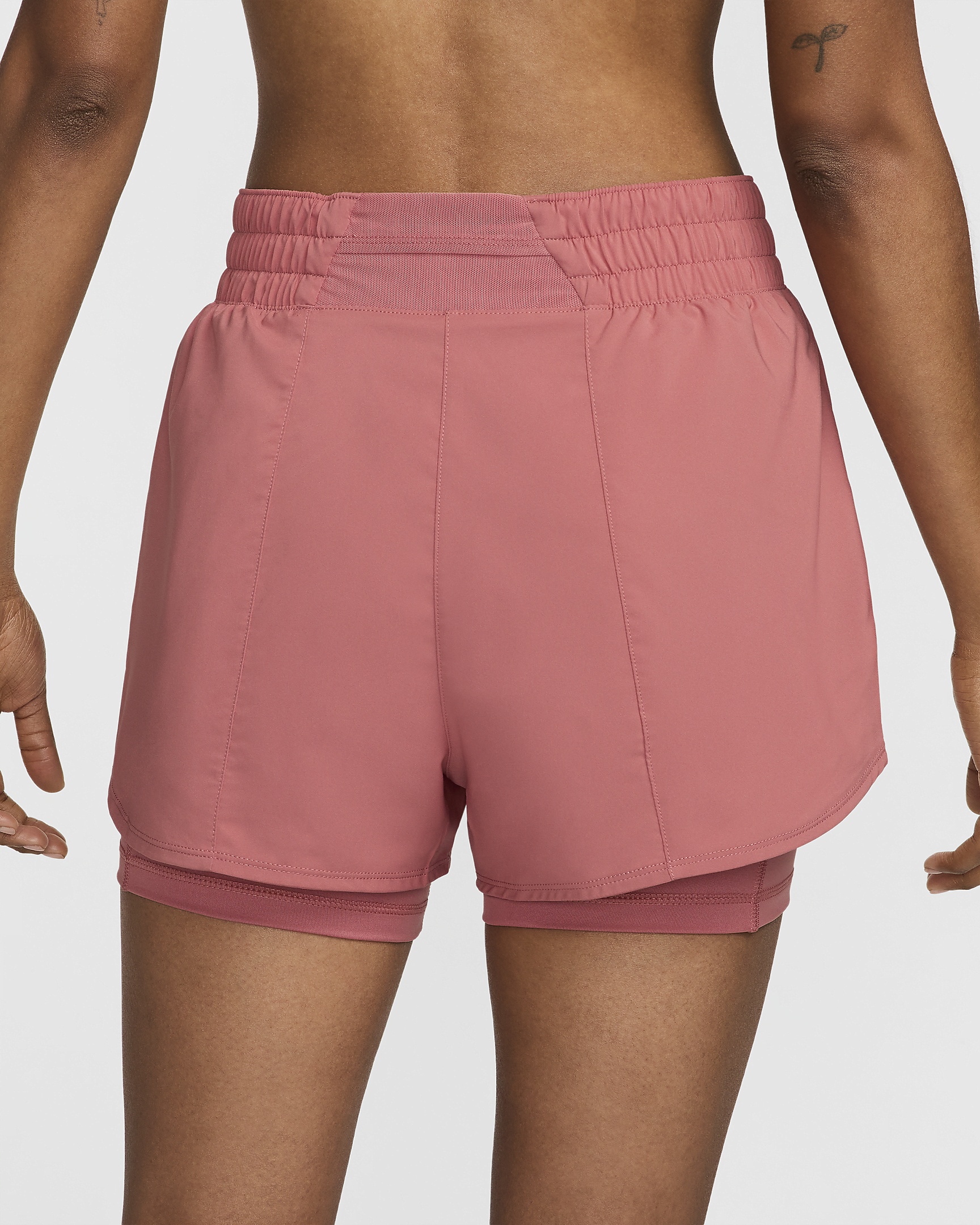 Nike One Women's Dri-FIT High-Waisted 3" 2-in-1 Shorts - 3