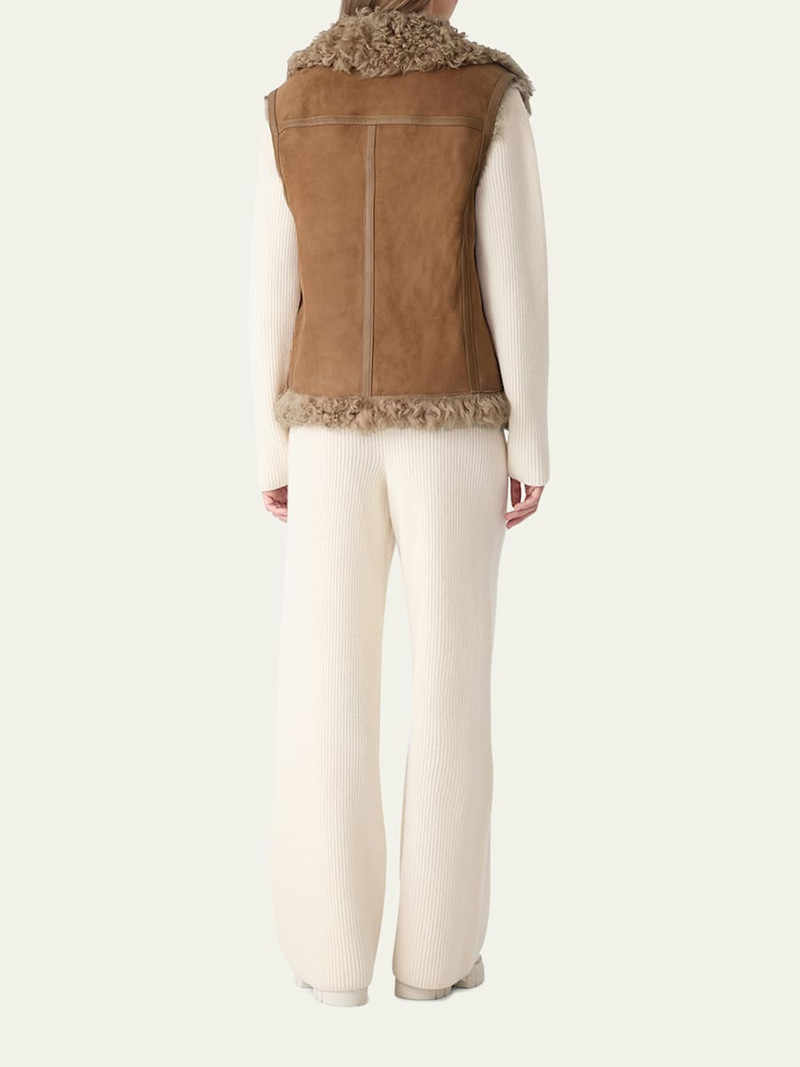 MACKAGE Kasia Reversible Shearling Leather Vest outlook