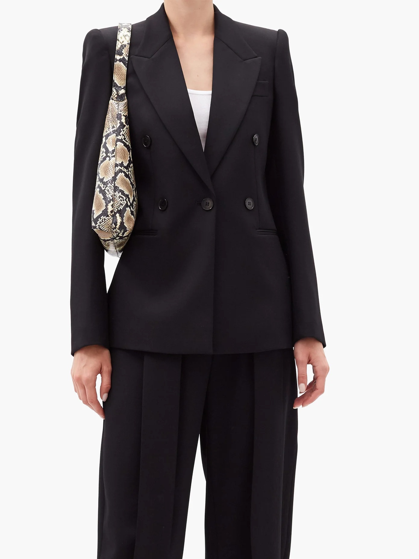 Callie double-breasted wool blazer - 2