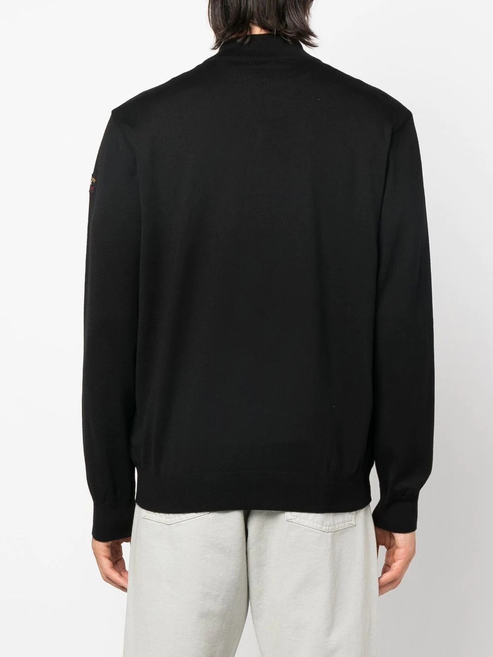 fine-knit half-zip jumper - 4