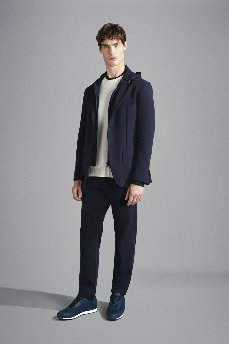 Paul & Shark TWO-TONE COTTON JUMPER outlook