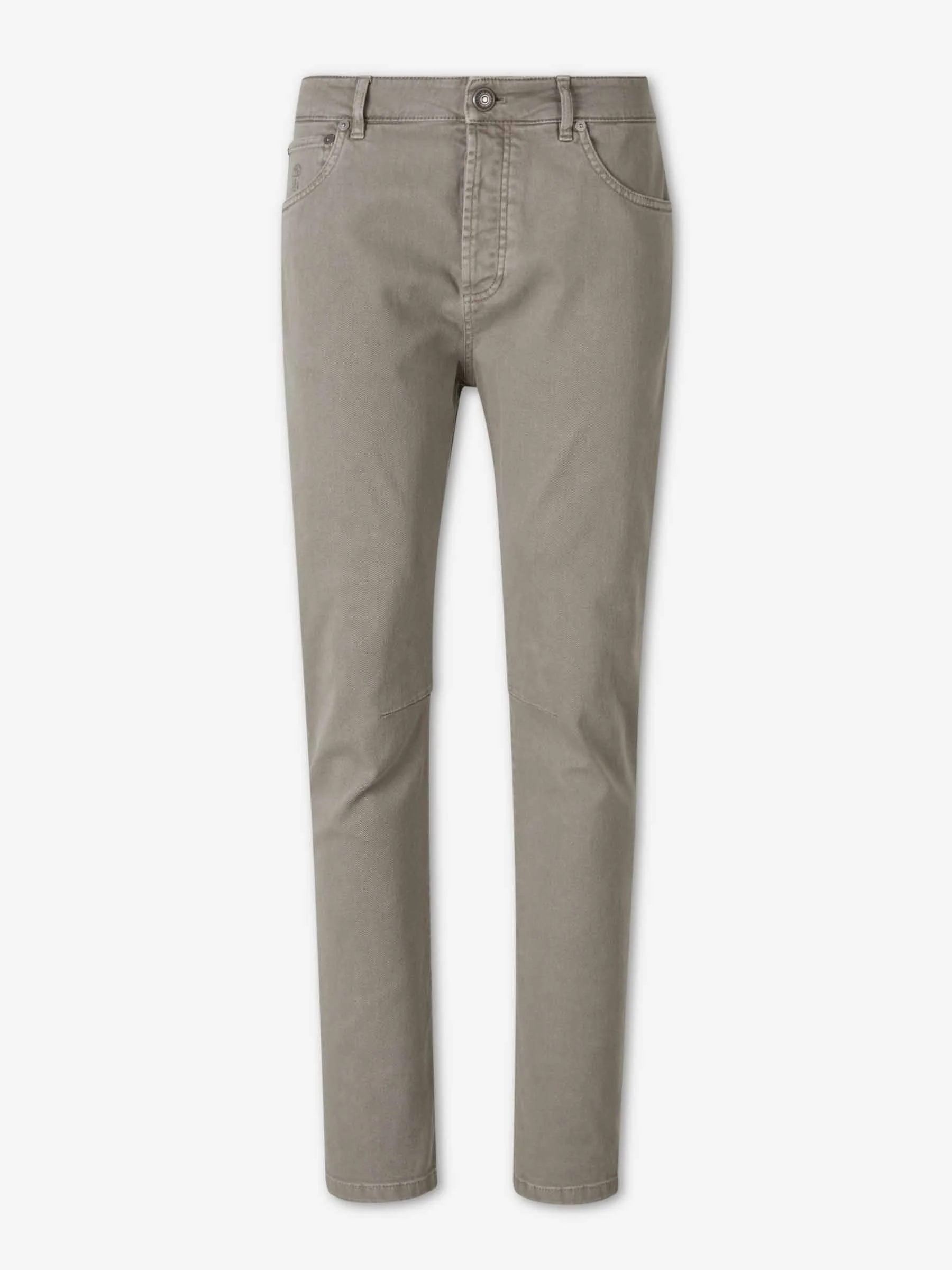 STRAIGHT LEG COTTON JEANS - 1