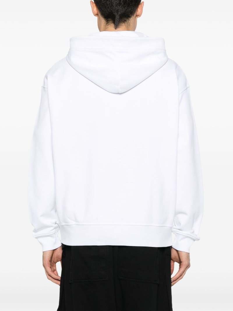 Orb-stencil zip hoodie 4