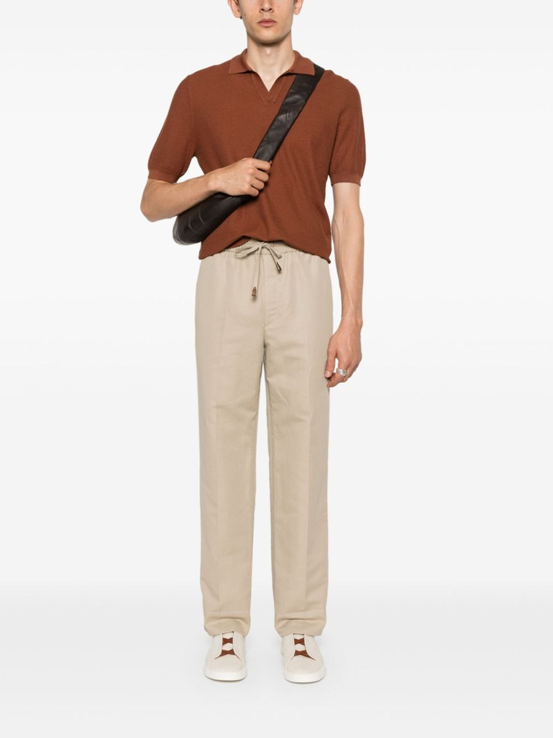 Brioni mid-rise tapered chinos outlook