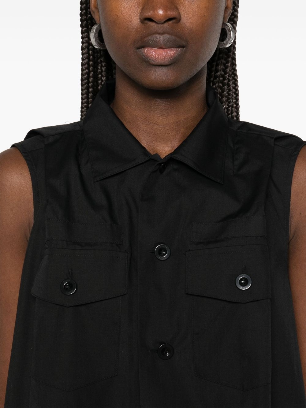 sleeveless mini dress - 5