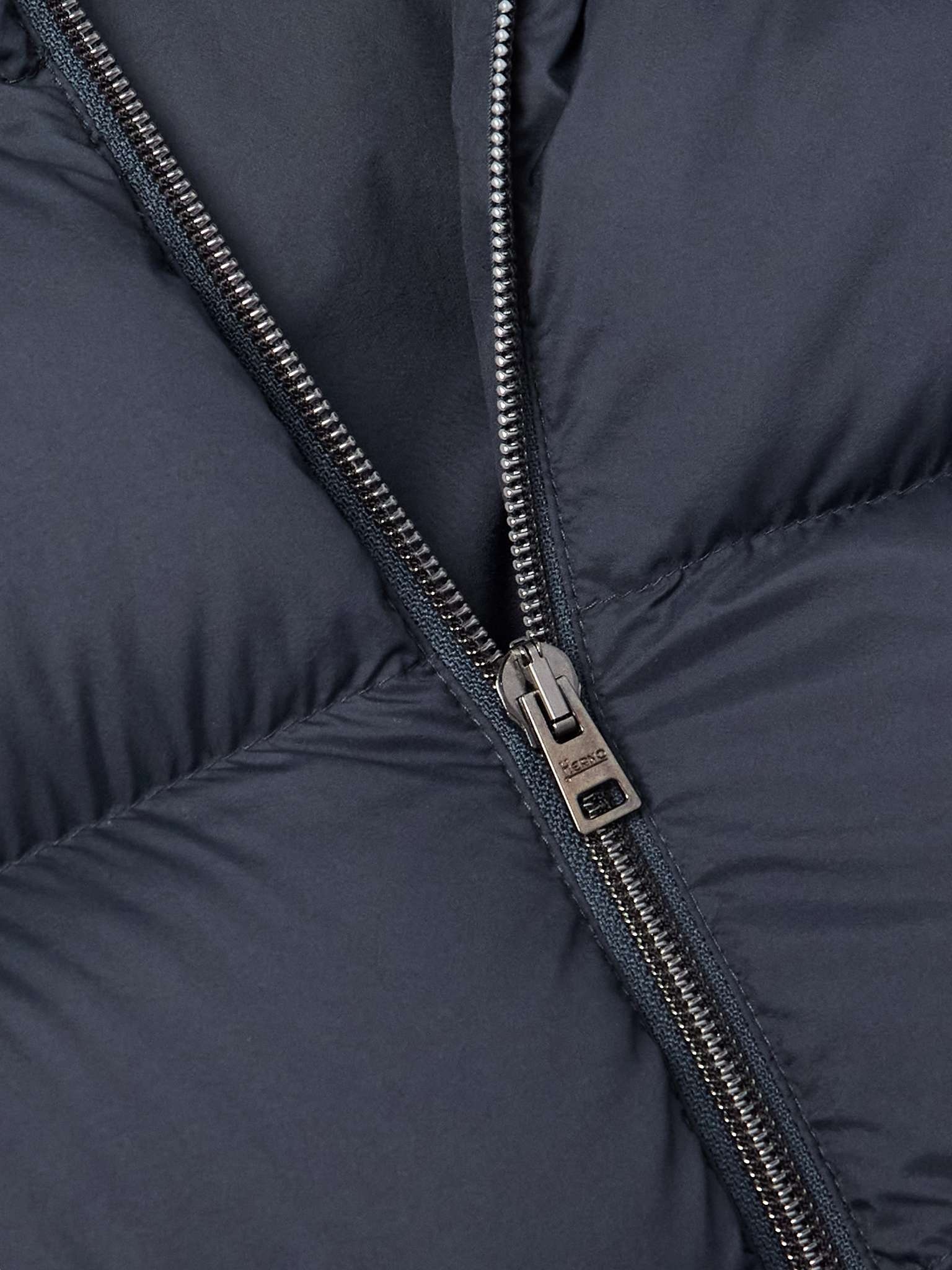 Quilted Shell Down Hooded Gilet - 4