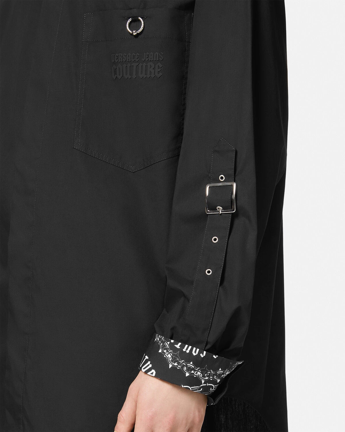 Piercing Loose-Fit Shirt - 3