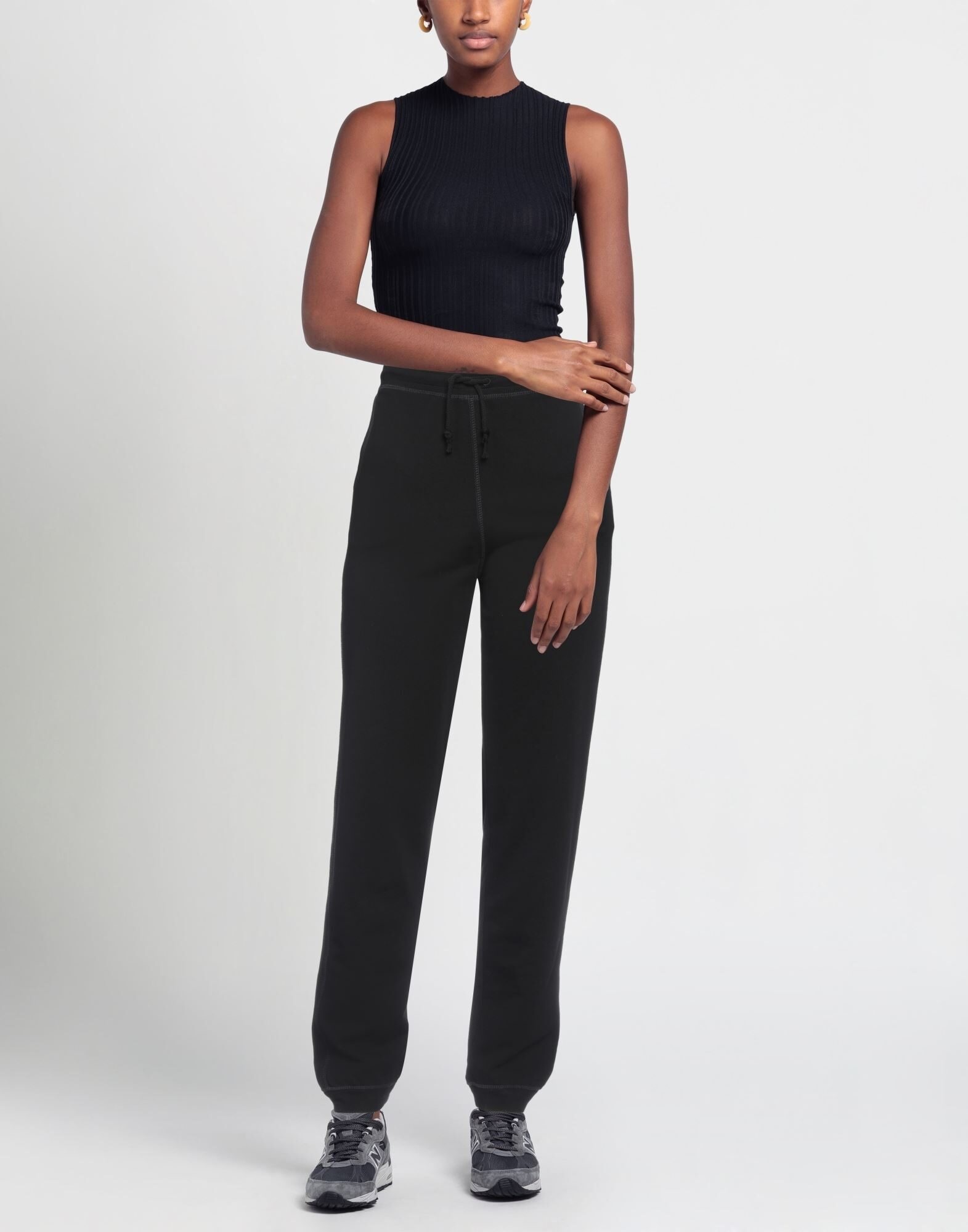 Black Women's Casual Pants - 2