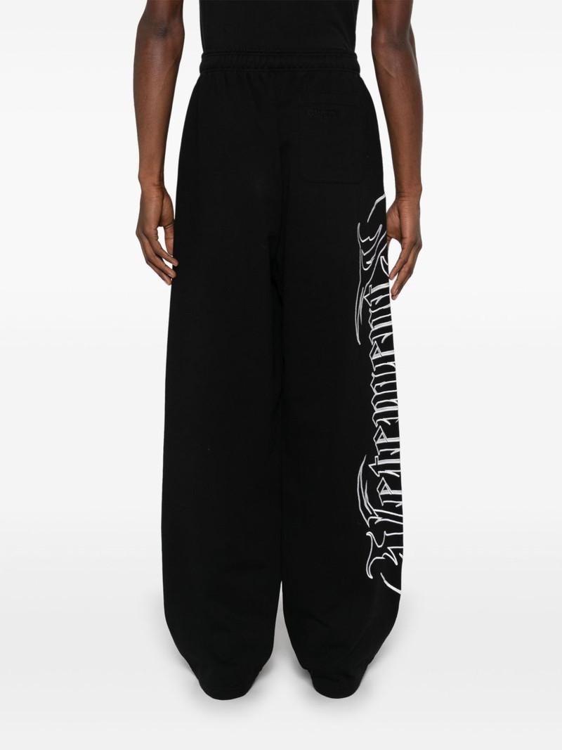 logo-embroidered trousers 4