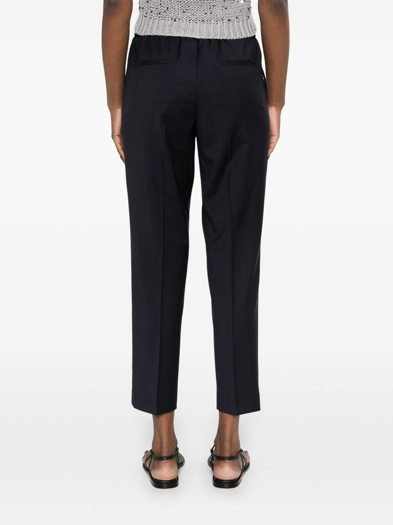 beaded trim-detail trousers 4