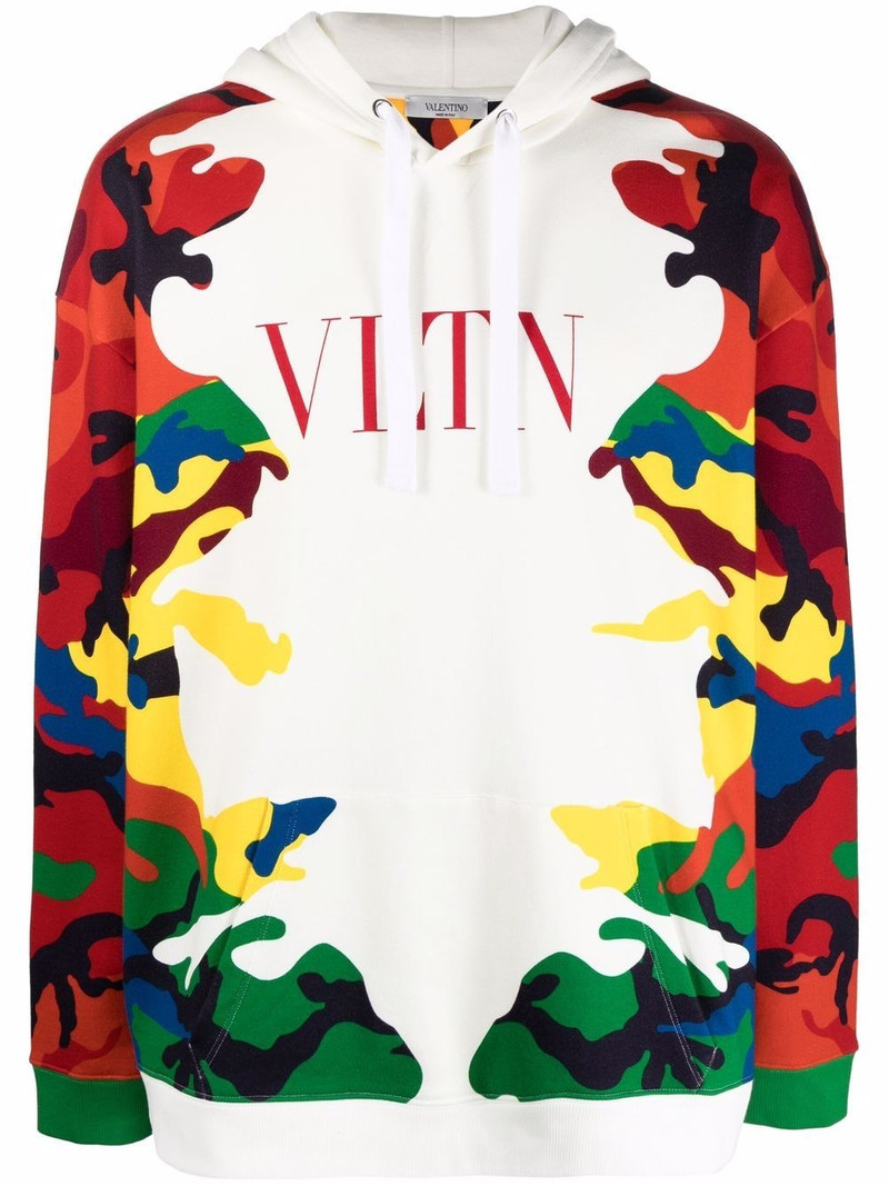 CAMOU7 print hoodie 1