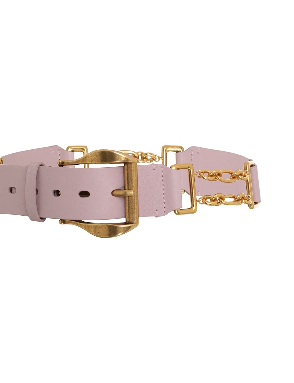 CHAIN LEATHER BELT - 3