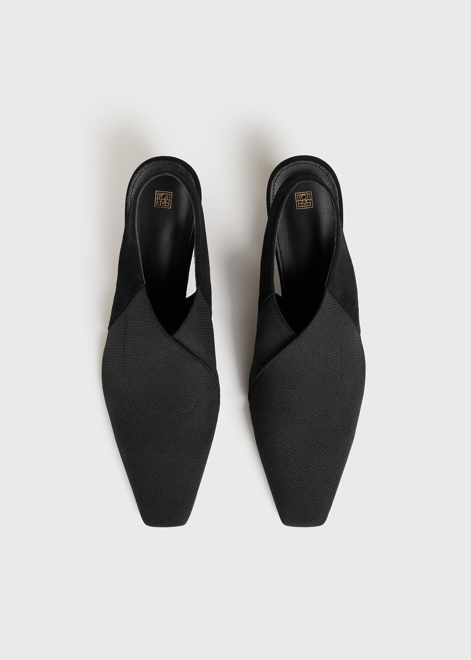 The Mid Heel Elastic Slingback black - 4