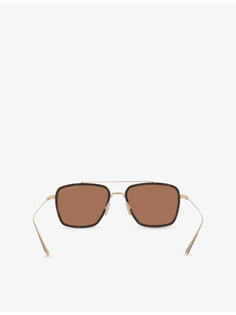 D4000530 Square-Frame Metal Sunglasses 3