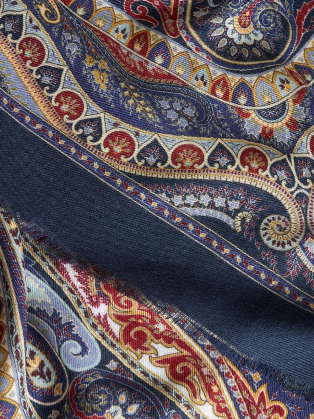 graphic-print silk scarf - 2