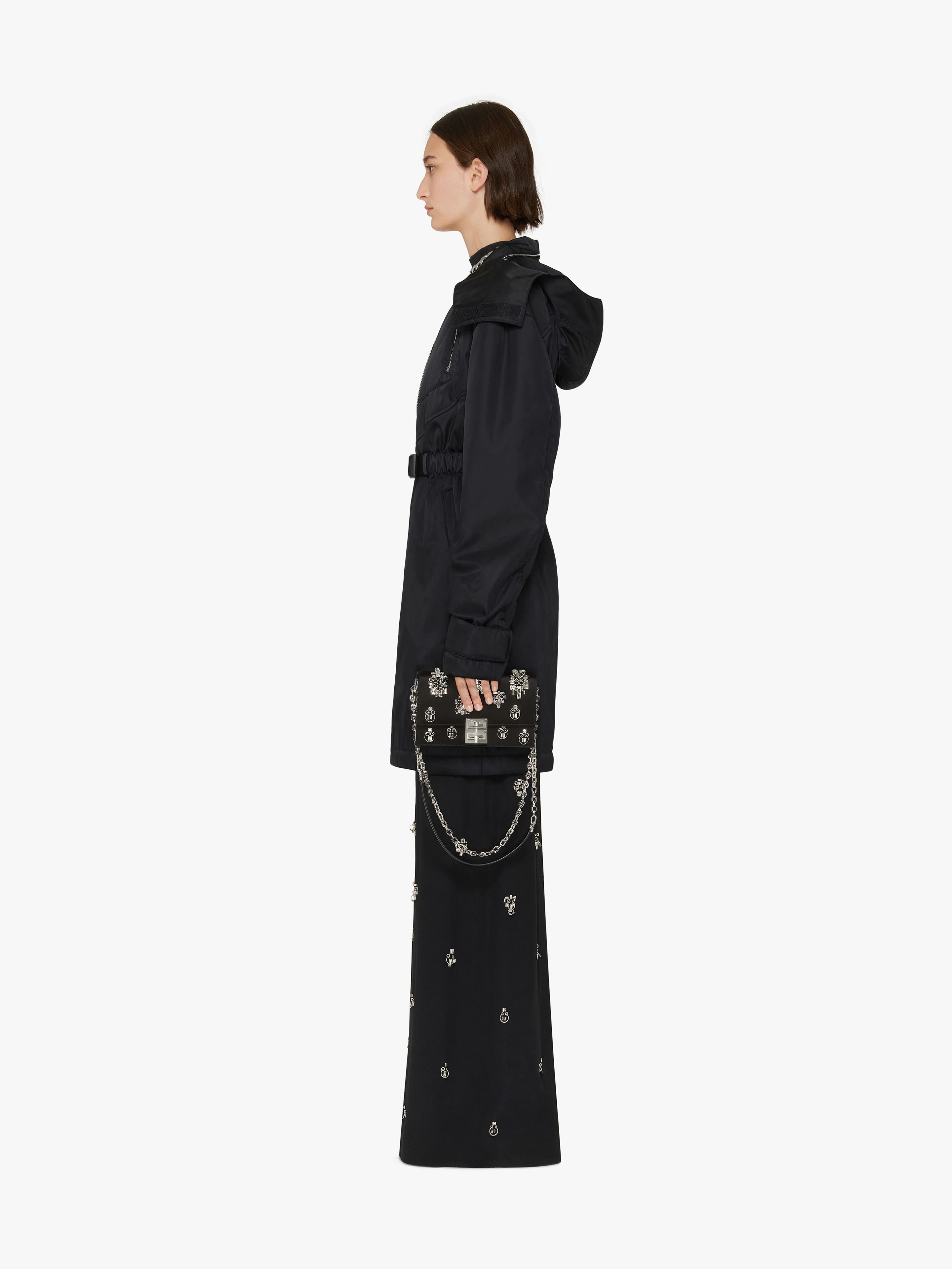 WINDBREAKER IN NYLON WITH METALLIC DETAILS - 3