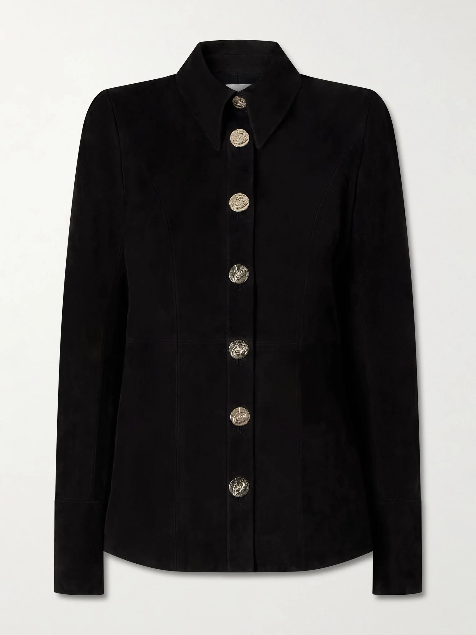 Suede jacket Black - 1