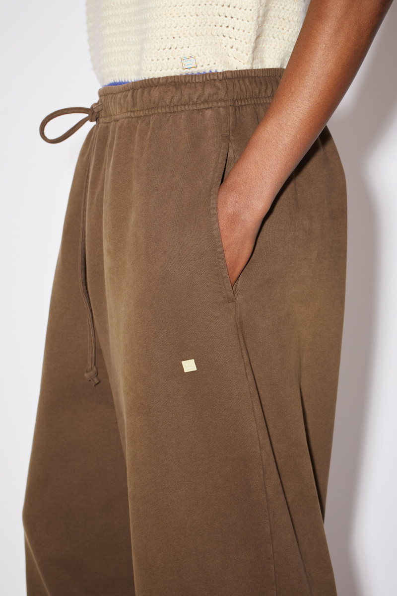 Fleece sweatpants - Coffee brown 4