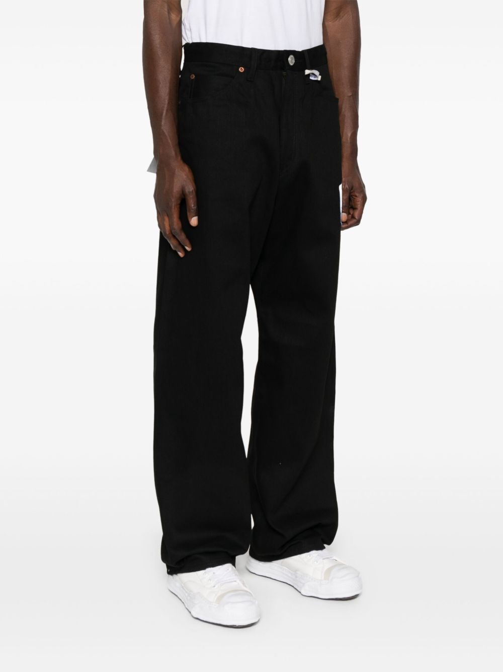 logo-patch trousers - 3