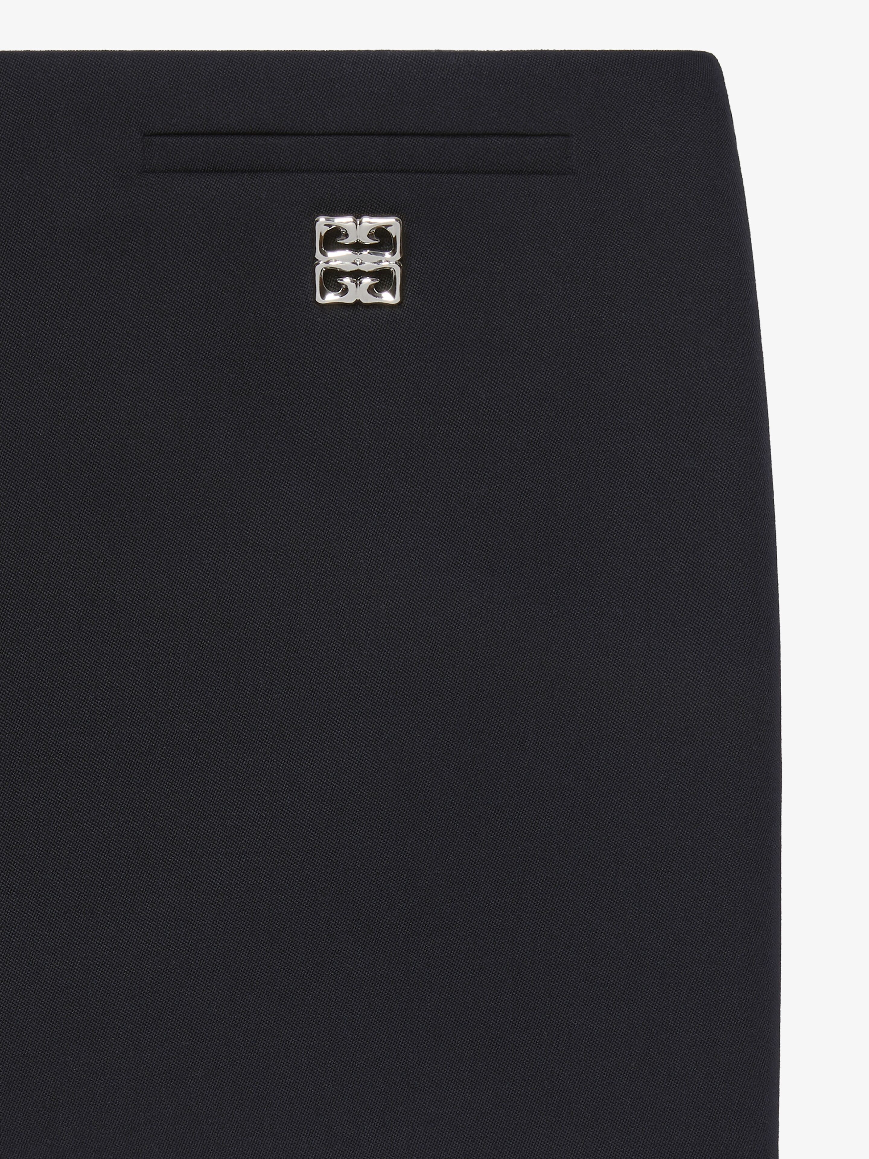 Givenchy Black Grain De Poudre Mii Skirt | italist | REVERSIBLE