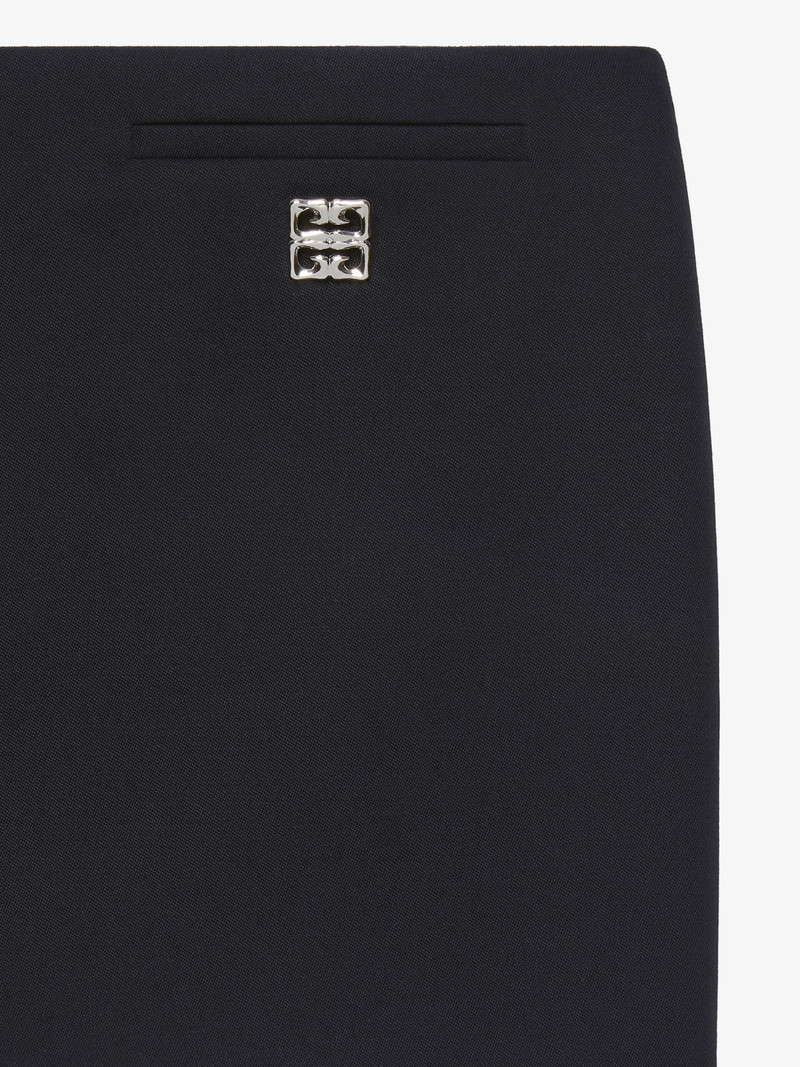 MINI SKIRT IN WOOL WITH 4G DETAIL 5