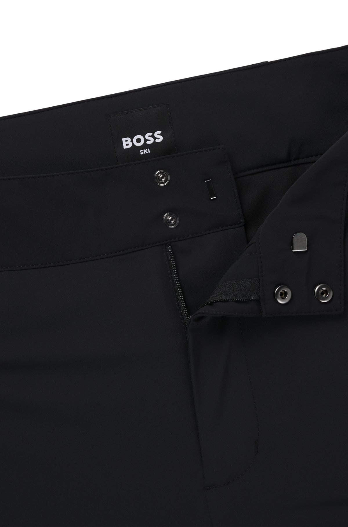 BOSS SKI WATER-REPELLENT TROUSERS IN FLEECE-BONDED FABRIC - 6