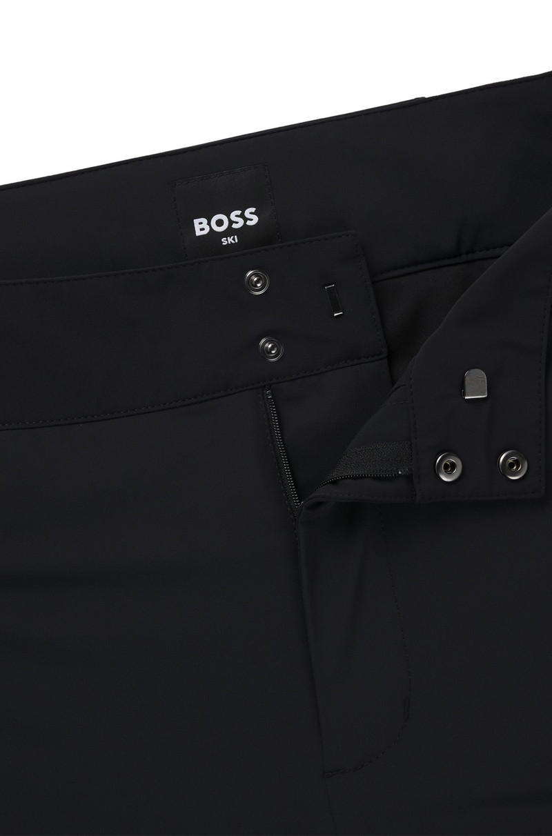 BOSS SKI WATER-REPELLENT TROUSERS IN FLEECE-BONDED FABRIC 6