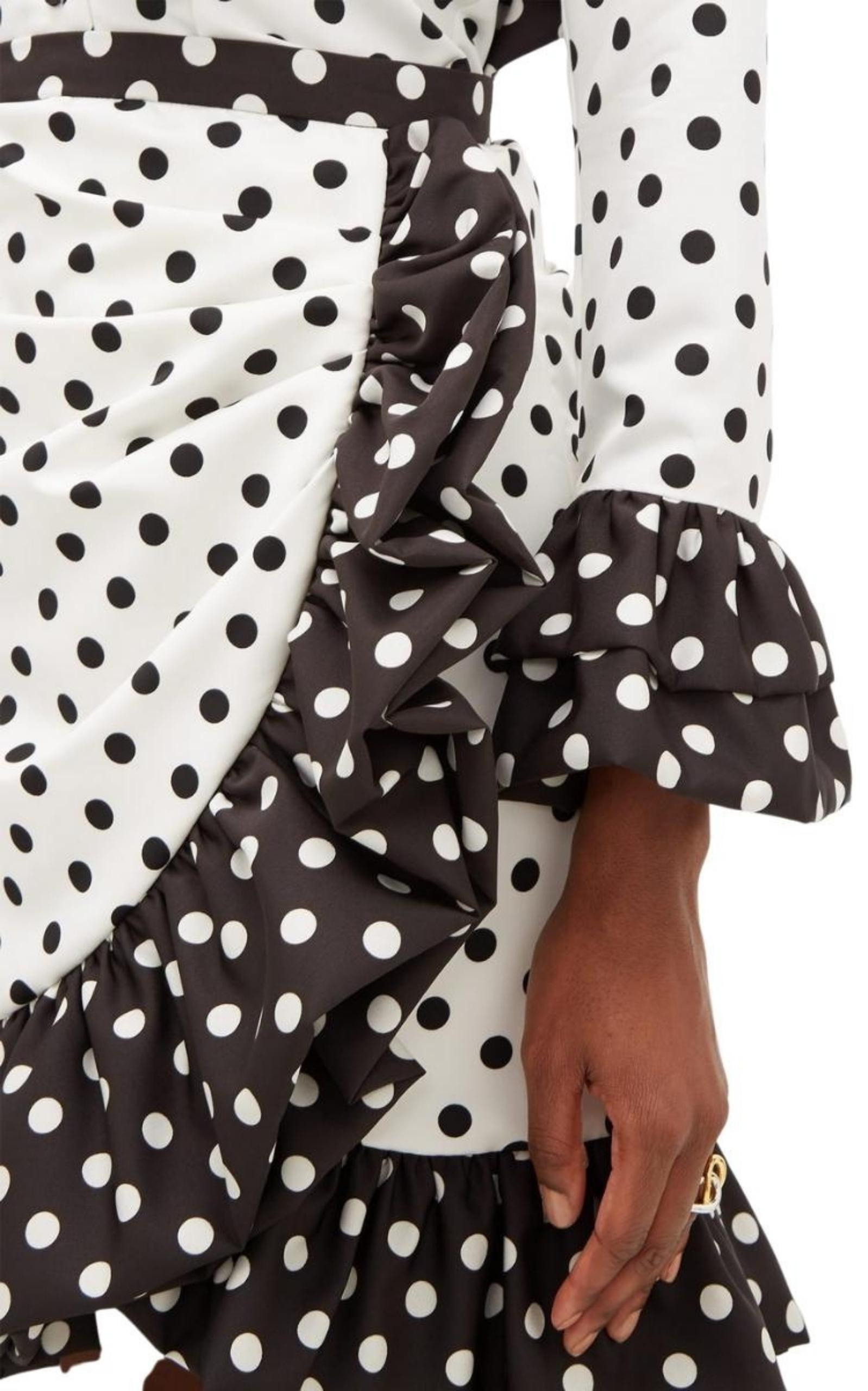 Ruffled polka-dot skirt - 6
