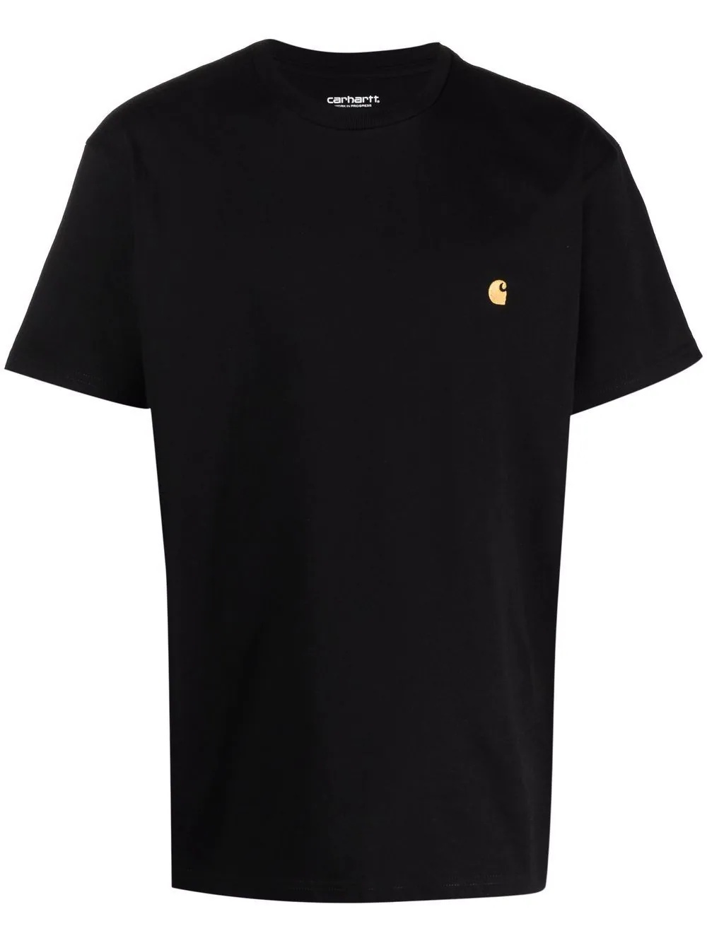 embroidered logo T-shirt - 1