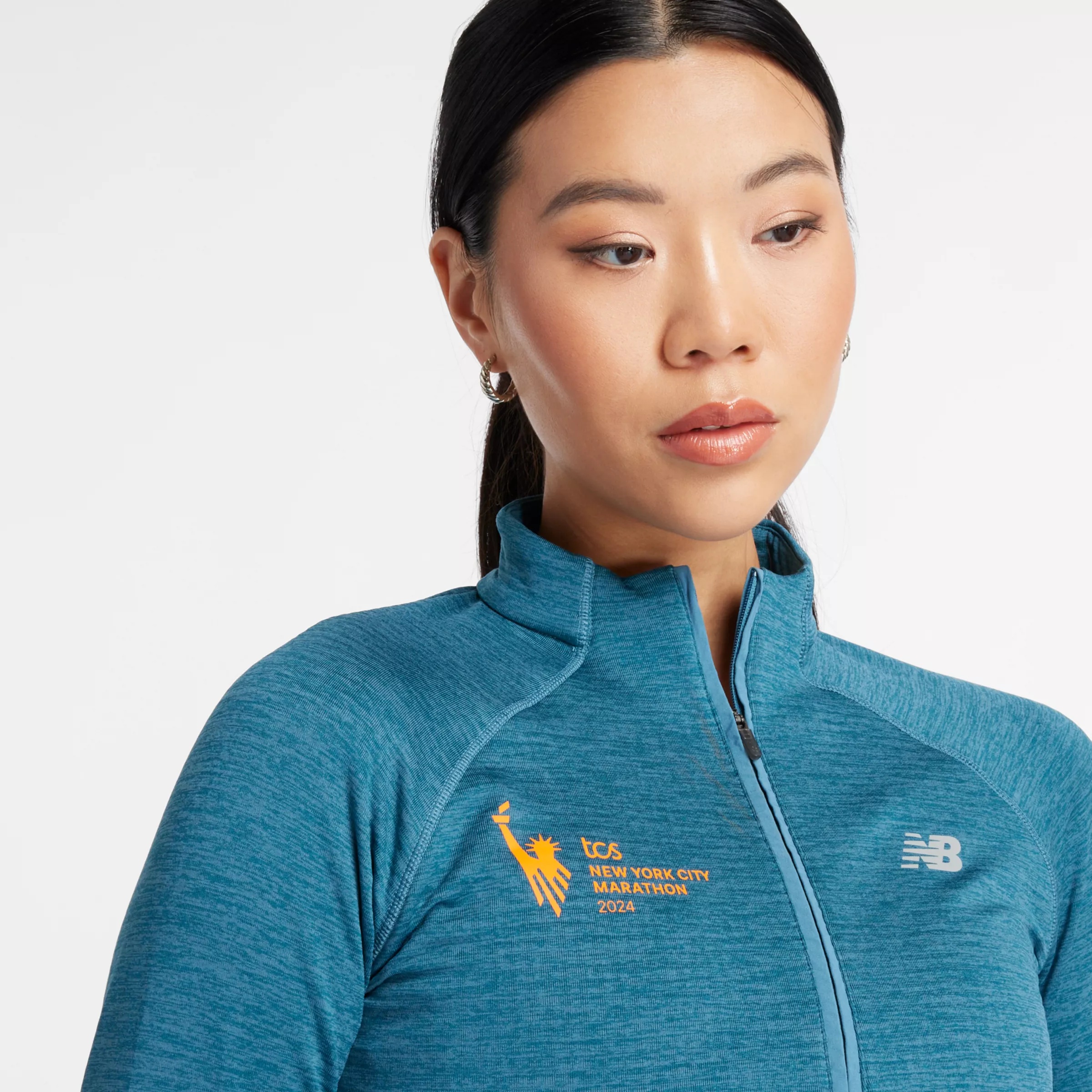 NYC Marathon Athletics Heat Grid Half Zip - 6