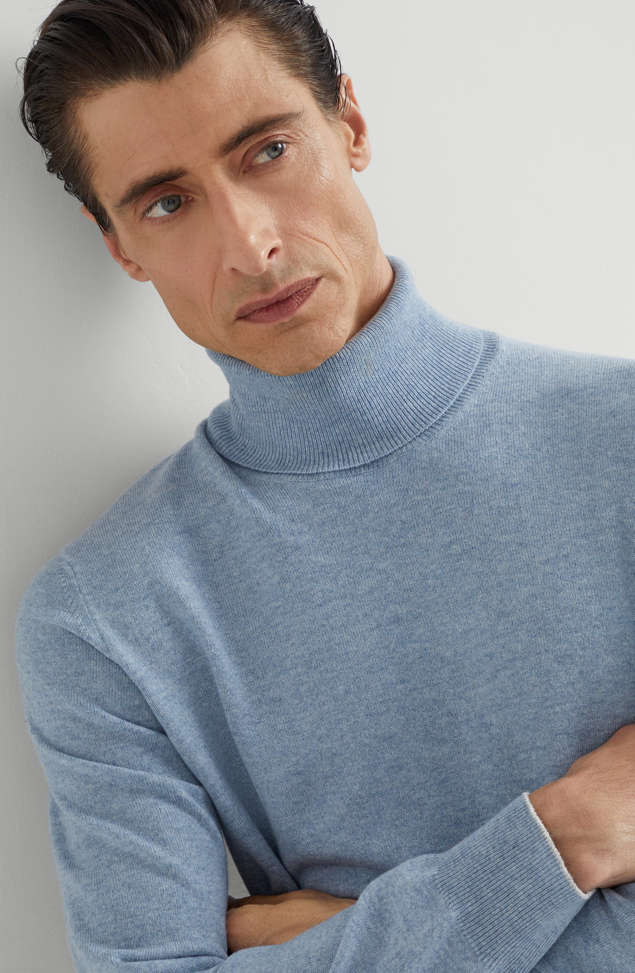 Brunello Cucinelli Turtleneck sweater in Denim at Nordstrom - 4