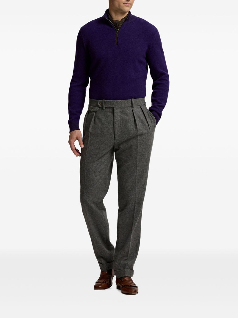 Ralph Lauren half-zip cashmere sweater outlook