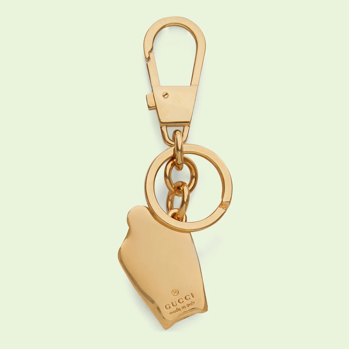 Double G enamel ice cream keychain - 2