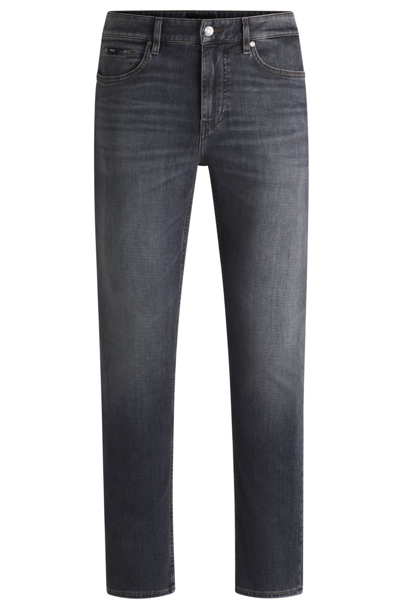 SLIM-FIT JEANS IN GRAY SOFT-TOUCH DENIM 1