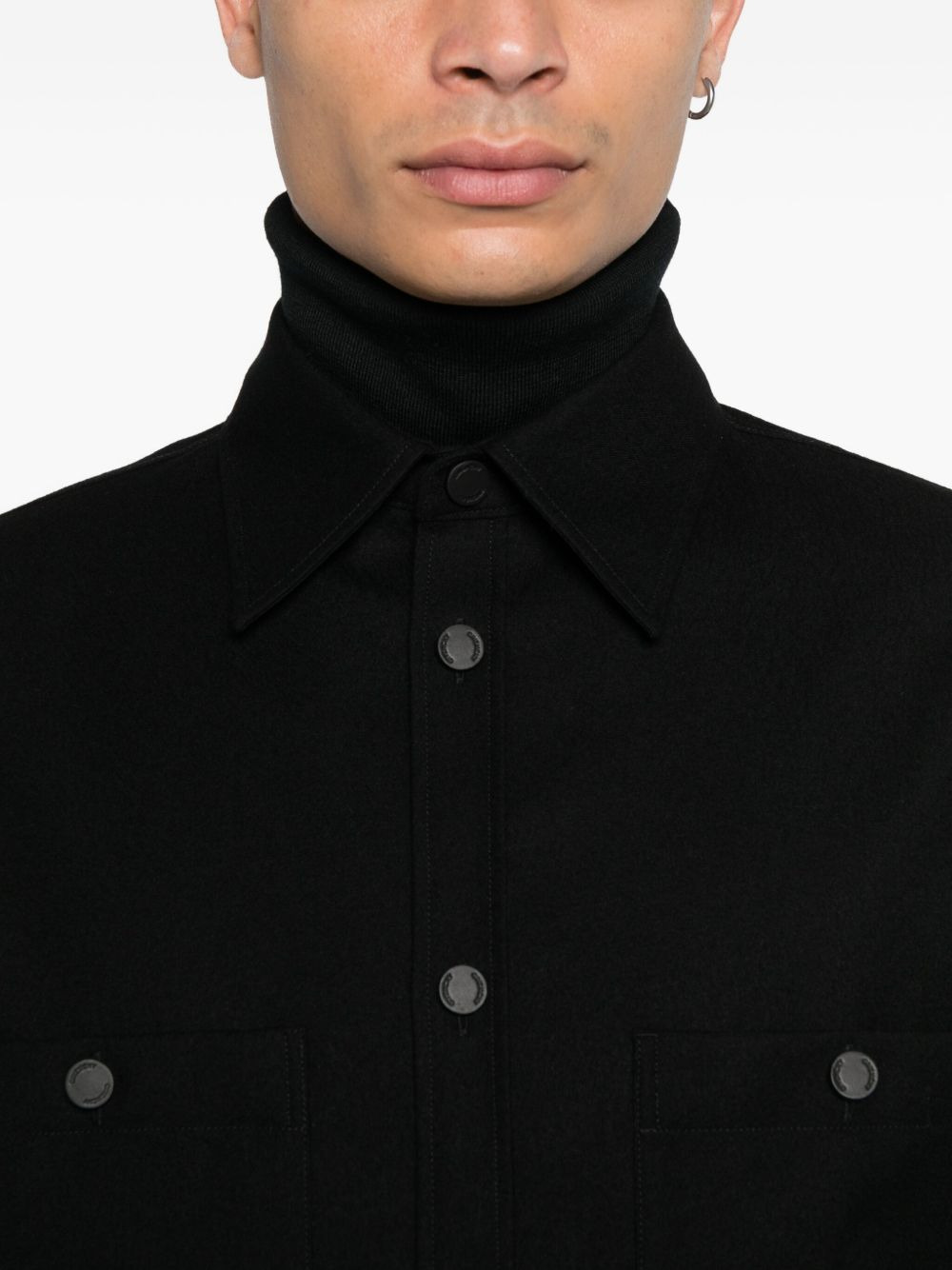 WOOL SHIRT JACKET - 5
