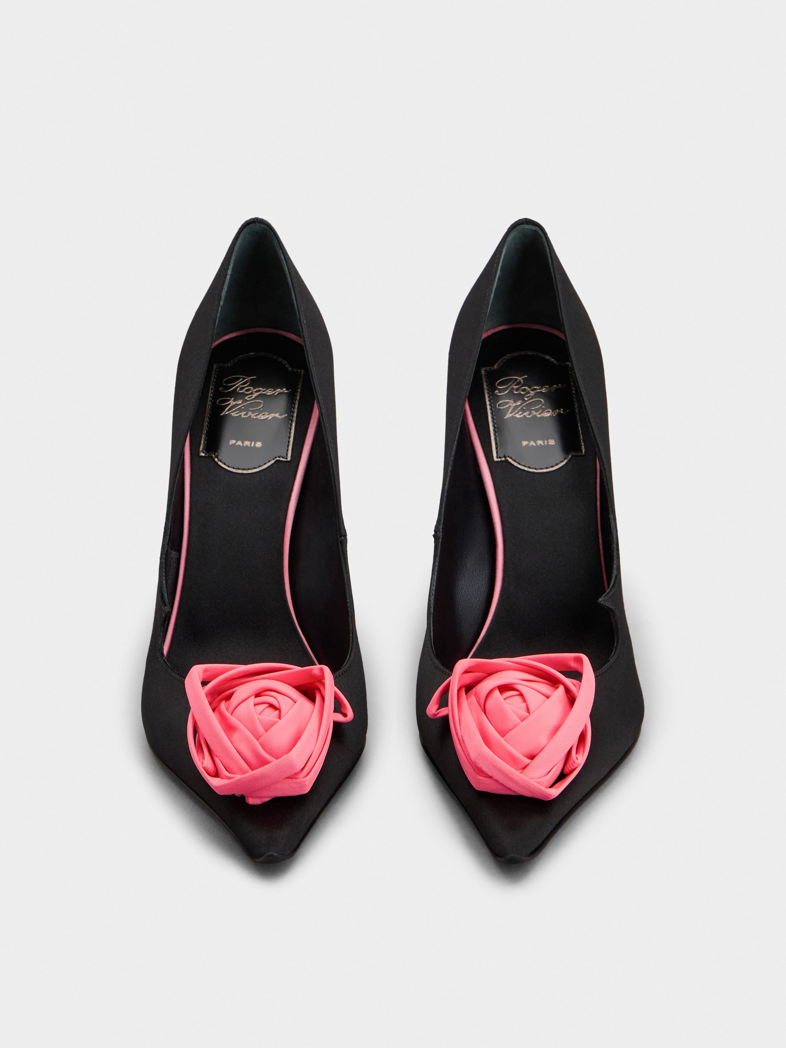 Rose Vivier Pumps in satin - 7