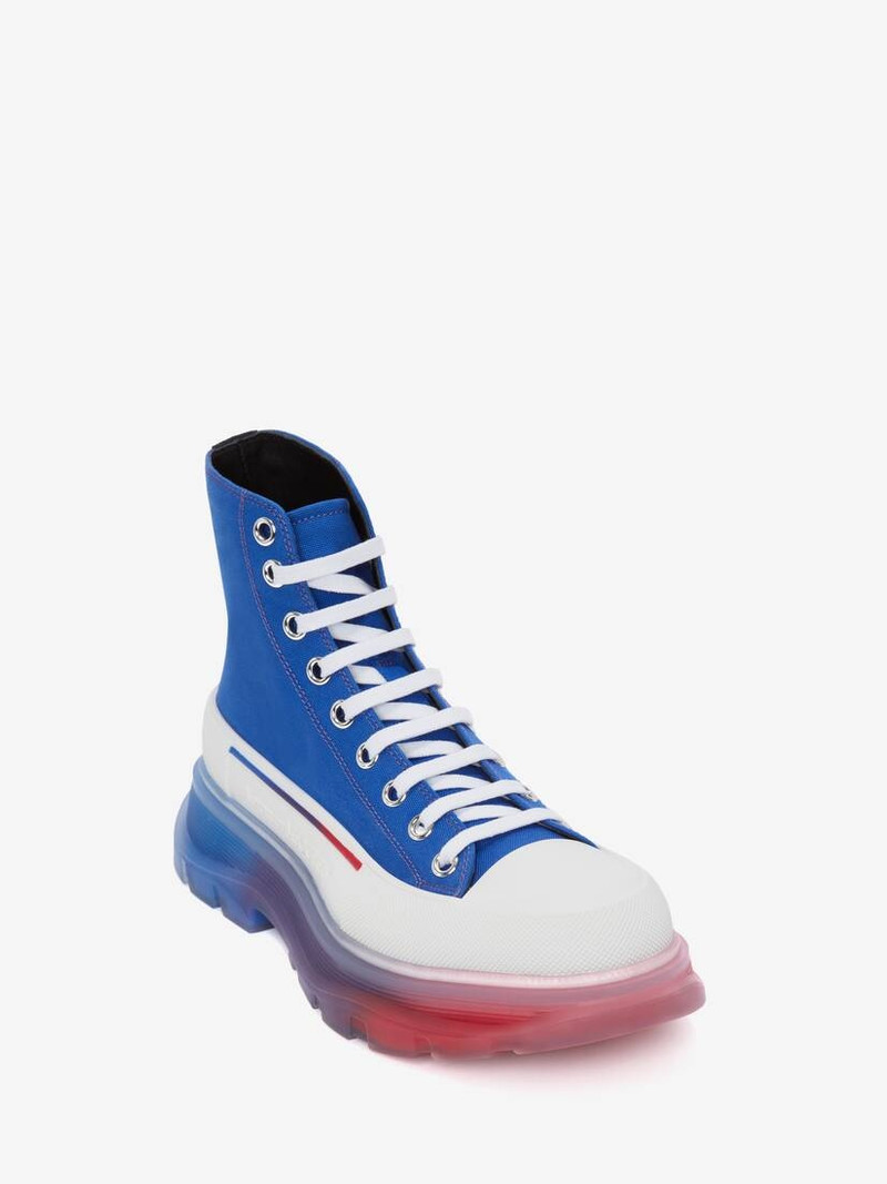 Alexander McQueen Men's Tread Slick Boot in Anthracite/multicolor outlook