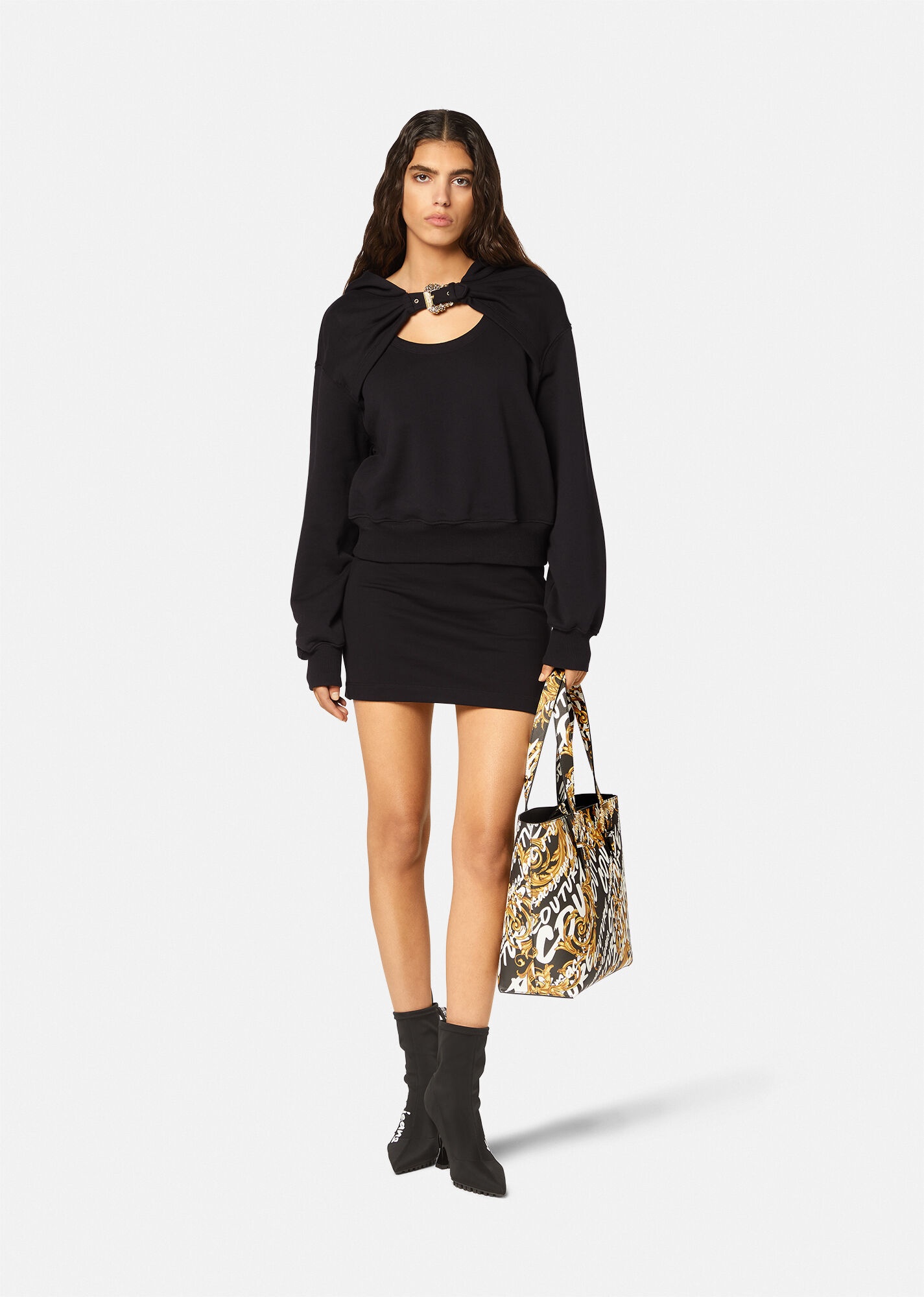 Baroque Buckle Hoodie - 2