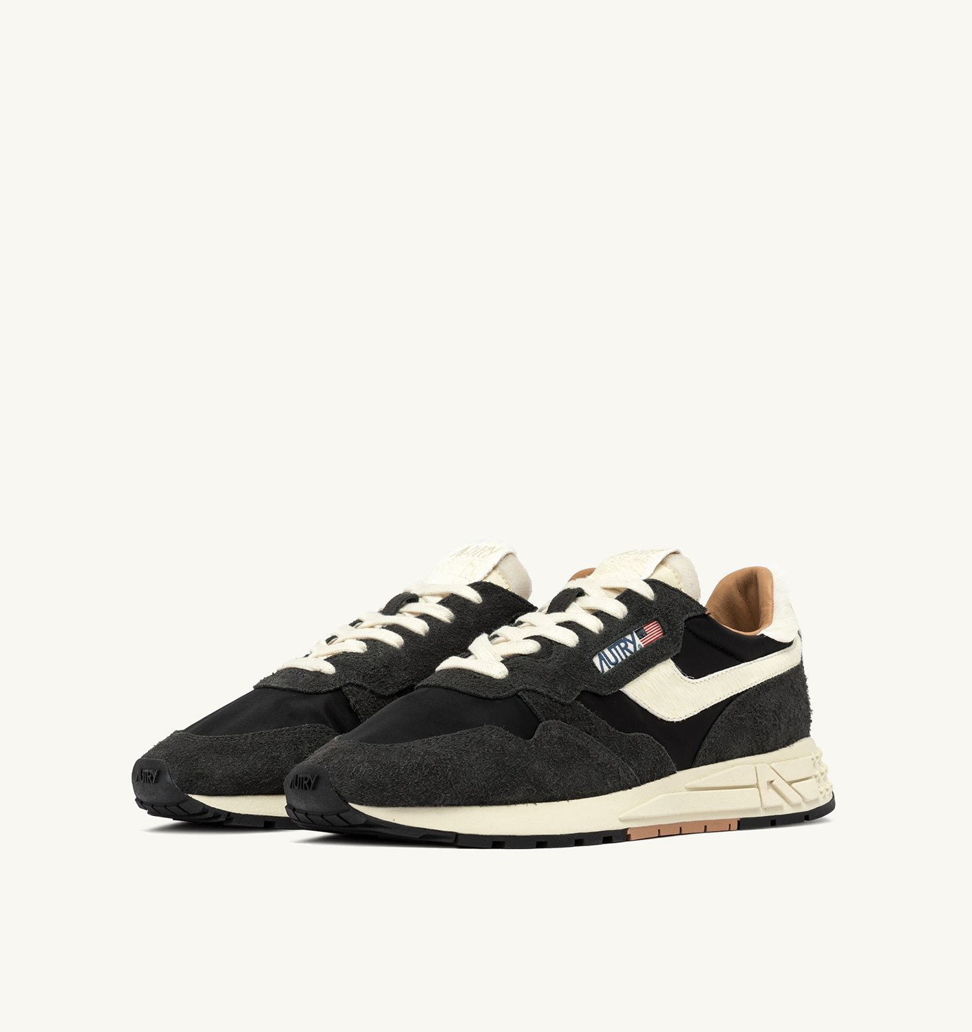 REELWIND LOW SNEAKERS IN PEAT AND NUT SUEDE AND NYLON - 2