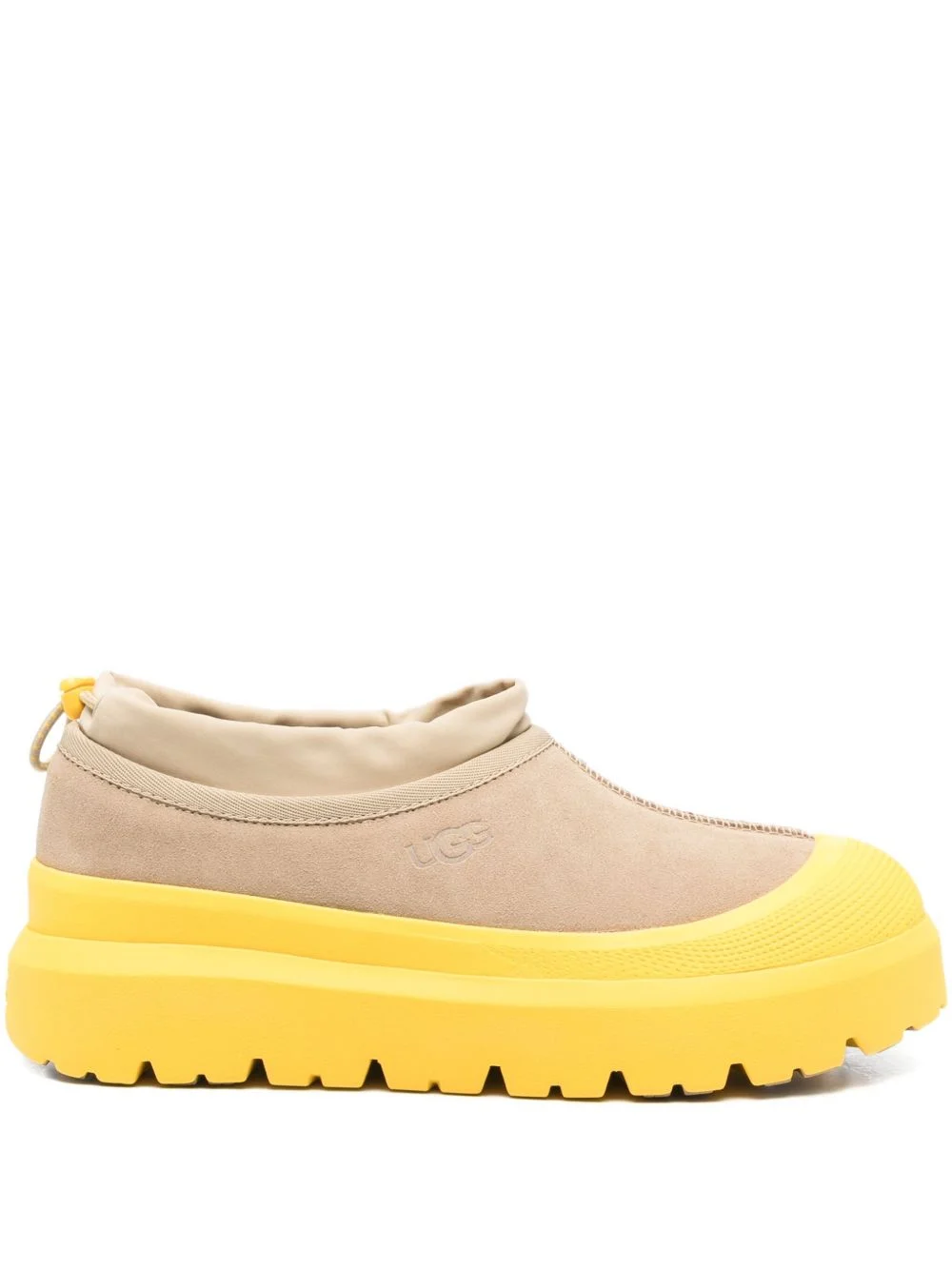 suede platform slip-on sneakers - 1