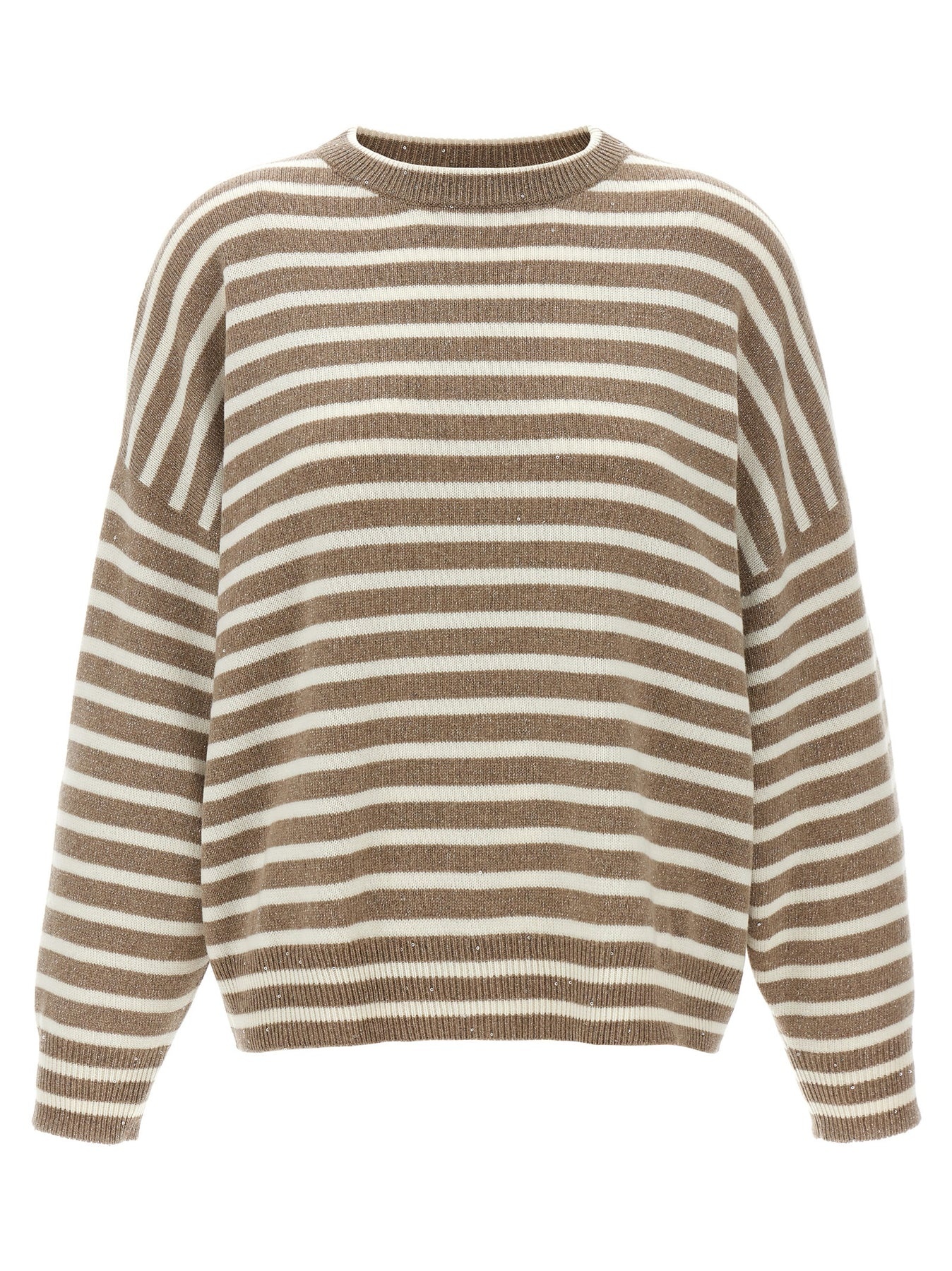 Sequin Striped Sweater Sweater, Cardigans Multicolor - 1