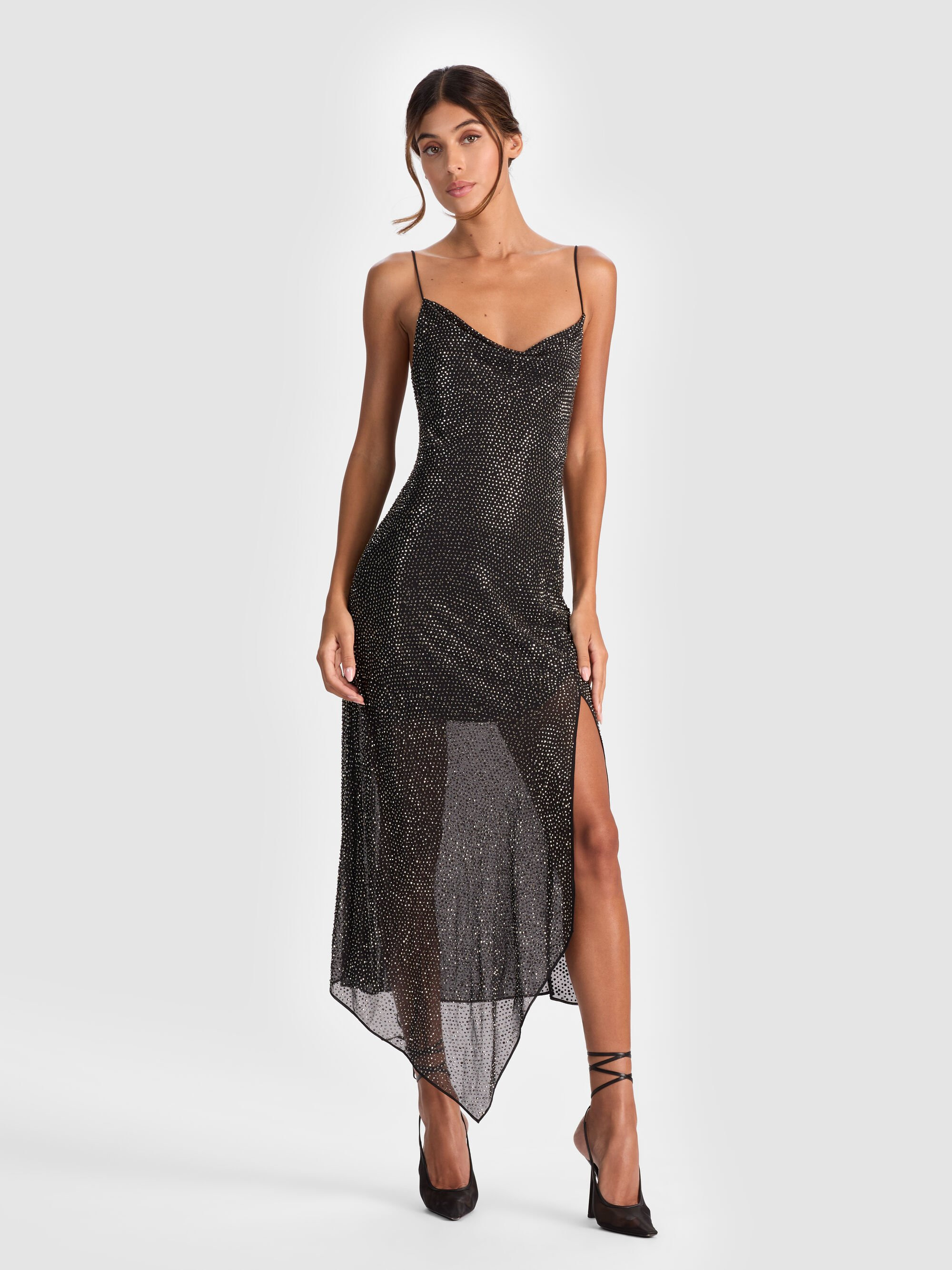 HARMONY EMBELLISHED SLIP DRESS - 5