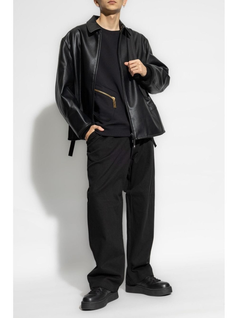 Moschino Logo patch trousers outlook