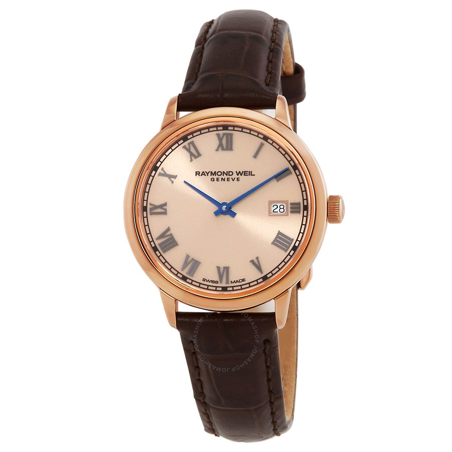 Raymond Weil - Raymond Weil Toccata Quartz Rose Gold Dial Ladies Watch 5985-PC5-00859 - 1