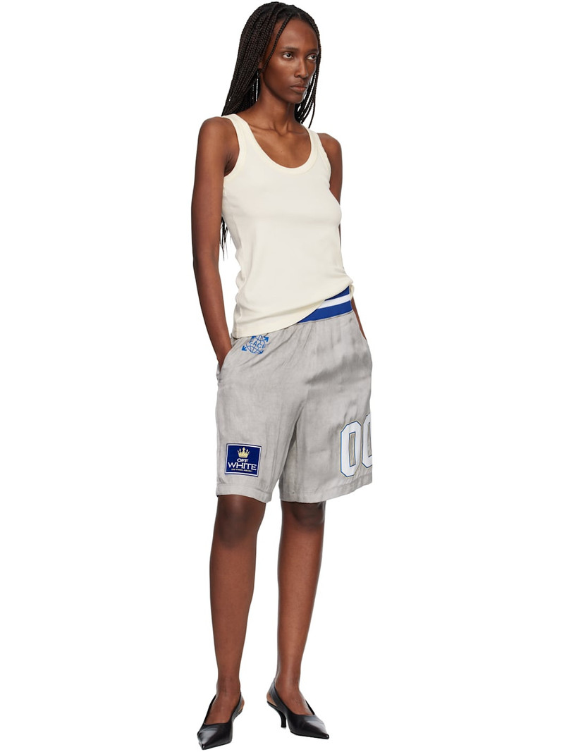 Off-White Gray Dyed Vi Sat 00 Loose Shorts outlook